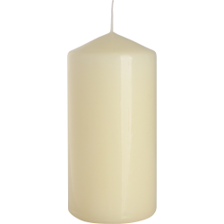 6x Šviečky Valec 60x120mm - Ivory