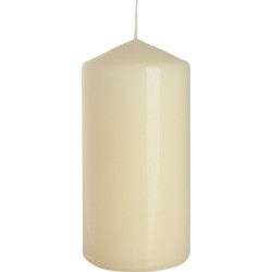6x Šviečky Valec 60x120mm - Ivory