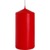 6x Šviečky Valec 60x120mm - Červené