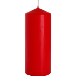 6x Šviečky Valec 60x150mm - Červené