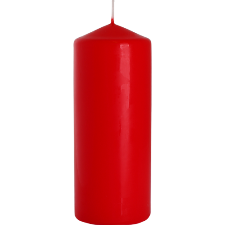 6x Šviečky Valec 60x150mm - Červené