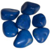 24x Stredný Hladký Kameň - Modrý Howlit