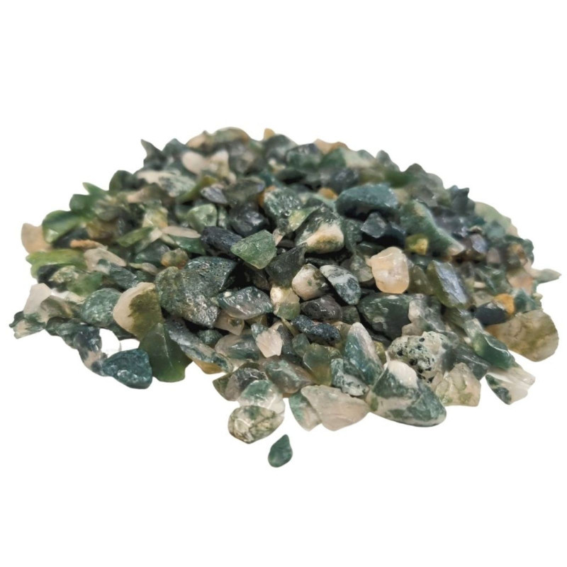 Balenie Kúskov Drahých Kameňov - Machový Achát - 1KG