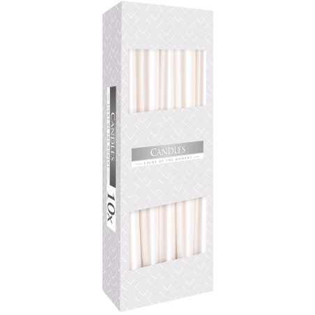 10x Stolové Sviečky - Perlové