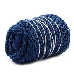 6x Sieťovaná Taška z Čistej Bavlny - Denim