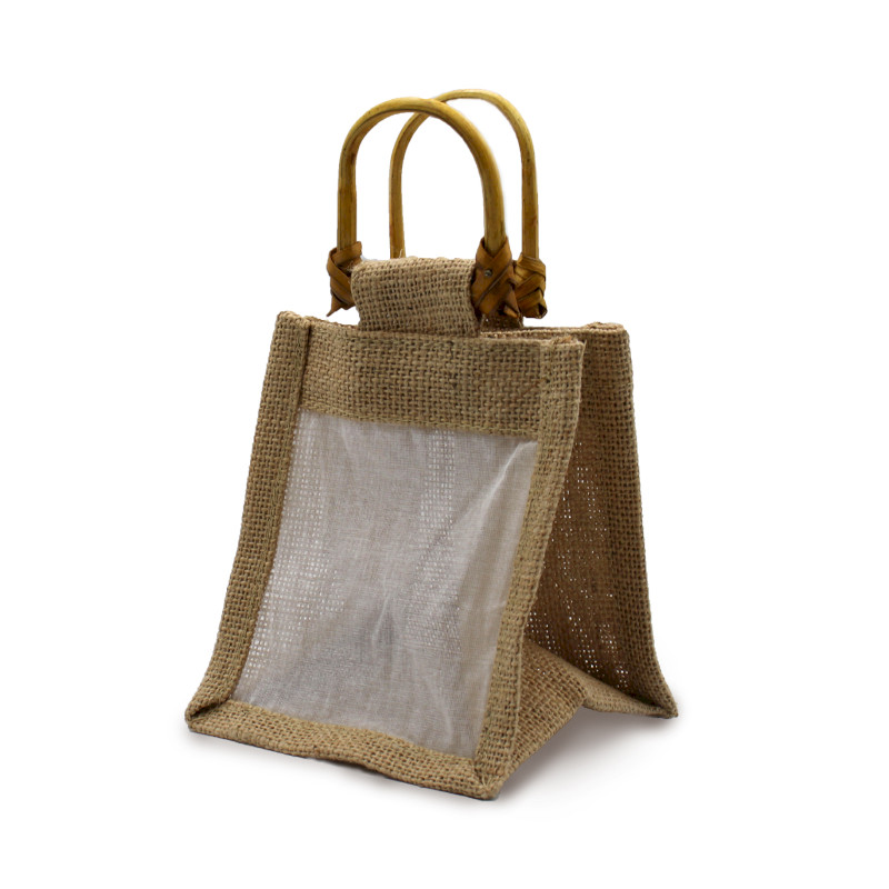 10x Darčeková Taška 1 Okienko- Prírodná