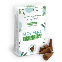 6x Rastlinné Vonné Kužele Tečúci Dym - Aloe Vera