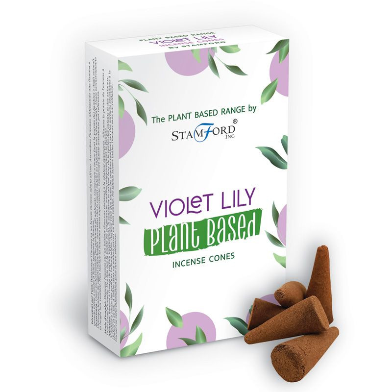 6x Rastlinné Vonné Kužele - Fialová Fialka