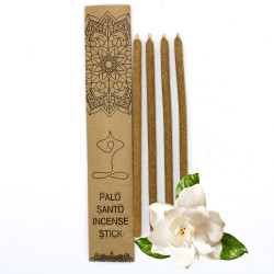 3x Palo Santo Veľké Vonné Tyčinky - Gardénia