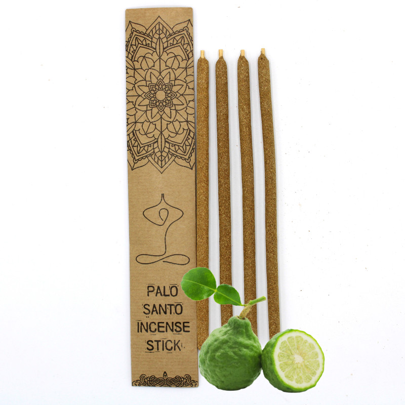 3x Palo Santo Veľké Vonné Tyčinky - Bergamot