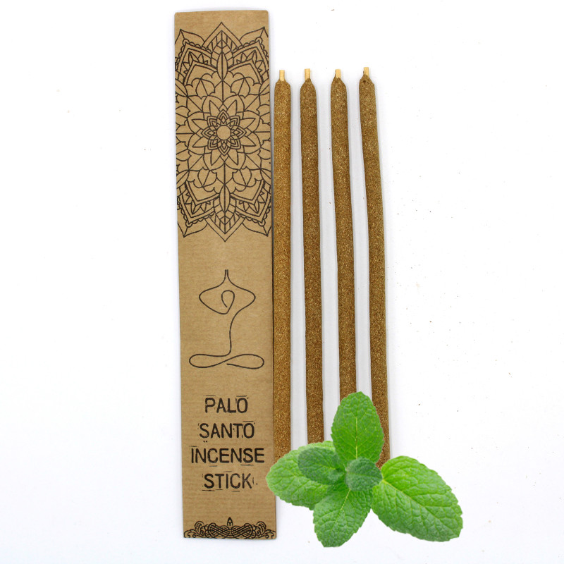 3x Palo Santo Veľké Vonné Tyčinky - Mäta