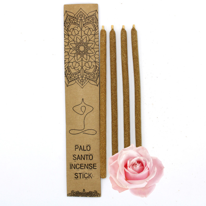 3x Palo Santo Veľké Vonné Tyčinky - Ruža