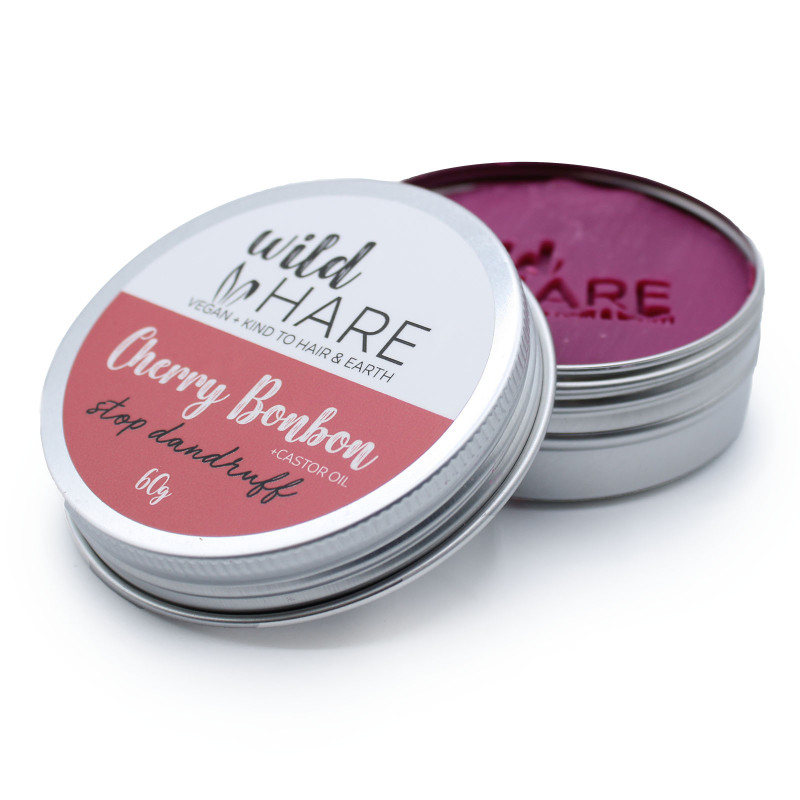4x Wild Hare Tuhý Šampón 60g - Čerešňový Cukrík