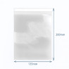 500x Polypropylenové Vrecká 135x200mm Uzatvárateľné (500)