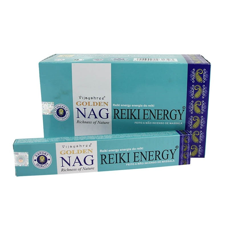 12x 15g Vonné Tyčinky Golden Nag - Energia Reiki