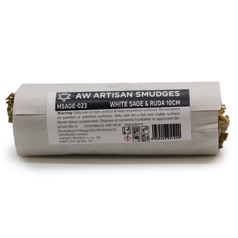 Balené Vykurovacie Zväzky - Biela Šalvia & Ruda 10cm