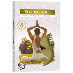 12x Set 6 Čajových Sviečok- Rovnováha