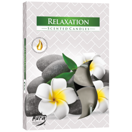 12x Set 6 Čajových Sviečok - Relax