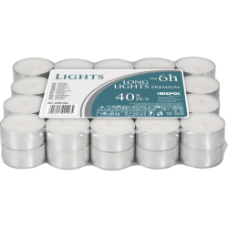 40x Čajové Sviečky - 6 hod.