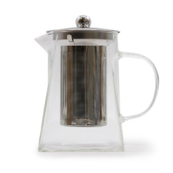 Sklenený Čajník s Nerezovým Filtrom 750 ml - Veža Darčekové Balenie