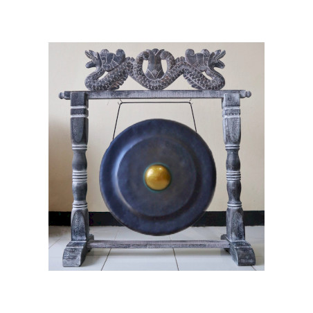 Stredný Gong so Stojanom - 50cm - Čierny