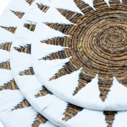 Sada Troch Misiek na Stenu s Morskou Trávou - Krémová