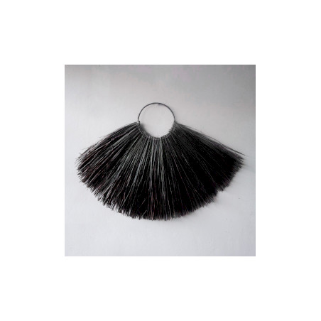 Veľká Nástenná Dekorácia z Morskej Trávy - Čierna