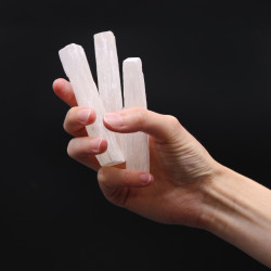 10x Surový Selenit - Prírodný kameň 7-10 cm