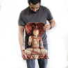 Ručne Vyrezávaná Socha Budhu - Shiva s Kobrou - 50cm