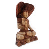 Ručne Vyrezávaná Socha Budhu - Shiva s Kobrou - 50cm