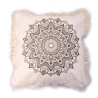4x Bavlnená Mandala Obliečka - Lotus - 60x60cm - Bronzová
