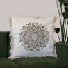 4x Bavlnená Mandala Obliečka - Lotus - 60x60cm - Bronzová