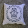 4x Bavlnená Mandala Obliečka - Hamsa - 60x60cm - Zelená