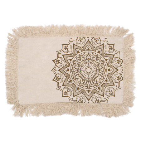 4x Bavlnená Mandala Obliečka - Lotus - 30x50cm - Bronzová