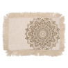 4x Bavlnená Mandala Obliečka - Lotus - 30x50cm - Bronzová