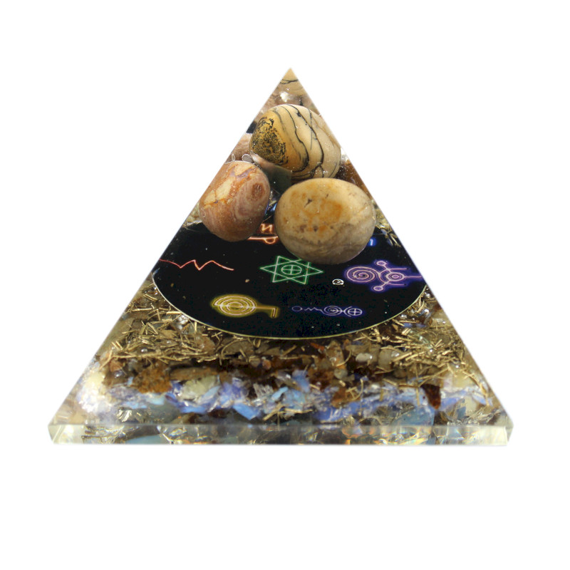 Orgonitová Pyramída - Polnočné Reiki - 70mm