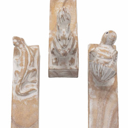 Ručne Vyrezávaná Zarážka do Dverí - Tulenie Mláďa