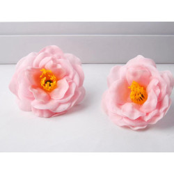 36x Mydlové Kvety pre Šikovné Ruky - Kamélia - Bledoružová