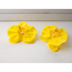 25x Mydlové Kvety pre Šikovné Ruky - Orchidea - Žltá