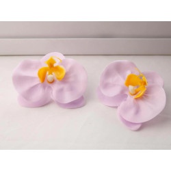 25x Mydlové Kvety pre Šikovné Ruky - Orchidea - Fialová