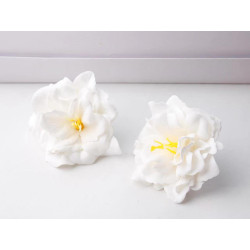 50x Mydlové Kvety pre Šikovné Ruky - Malá Pivonka - Biela