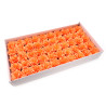 50x Mydlové Kvety pre Šikovné Ruky - Malá Pivonka- Oranžová