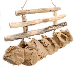 Zvonkohra z Recyklovaného Skla - Modrá a Biela