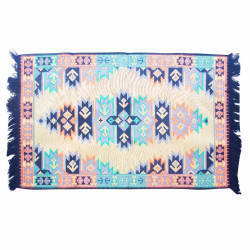 10x Koberec Kilim 125x80 cm - Bledo šedý