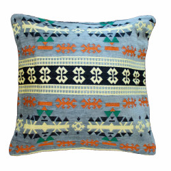 24x Kilim Obliečka na Vankúš - Bledo Šedá