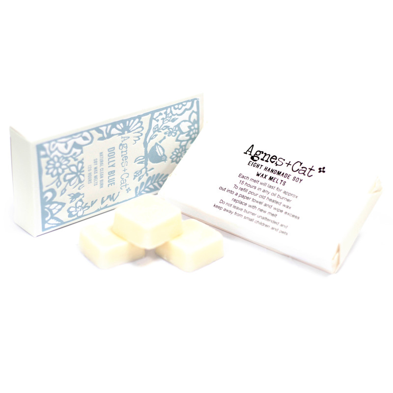 4x Prírodné Sójové Vonné Vosky 160g - Dolly Blue