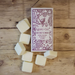 4x Prírodné Sójové Vonné Vosky 160g - Morská Soľ + Mach