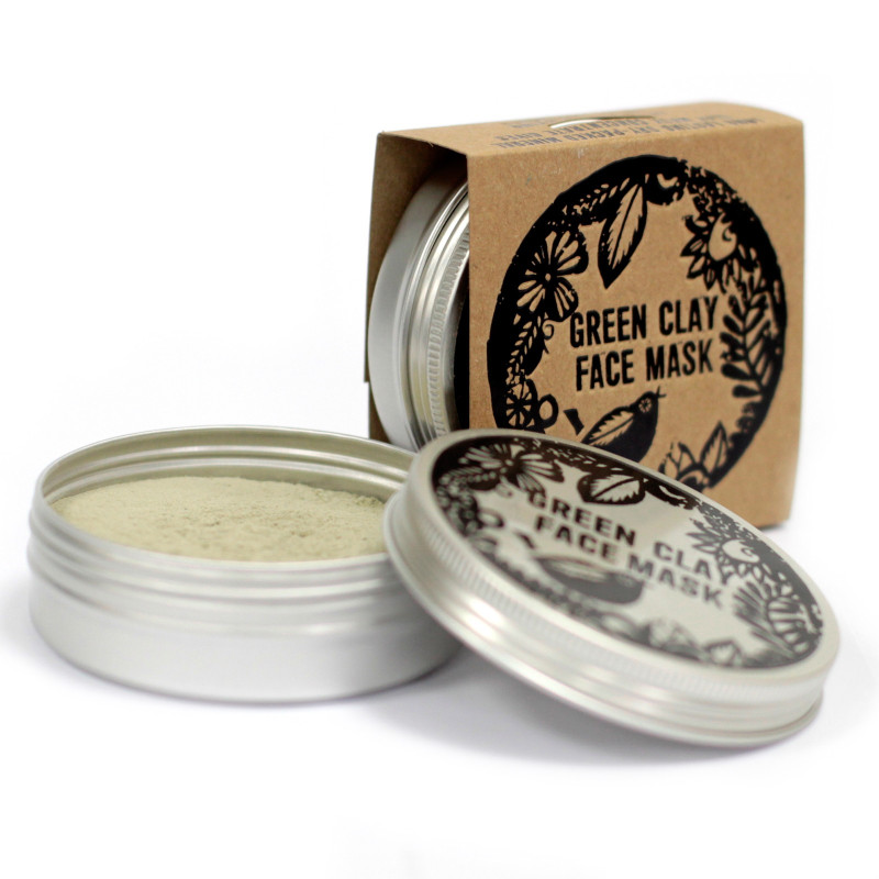 4x Pleťová Ílová Maska 80g - Zelená