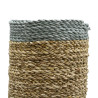 Súprava z Morskej Trávy a Čierna Raffia – 2 Vázy a 2 Koše