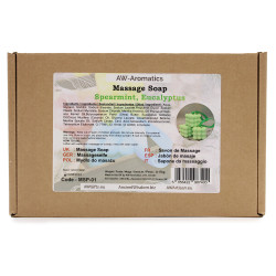 6x Masážne Mydlo - Mäta a Eukalyptus